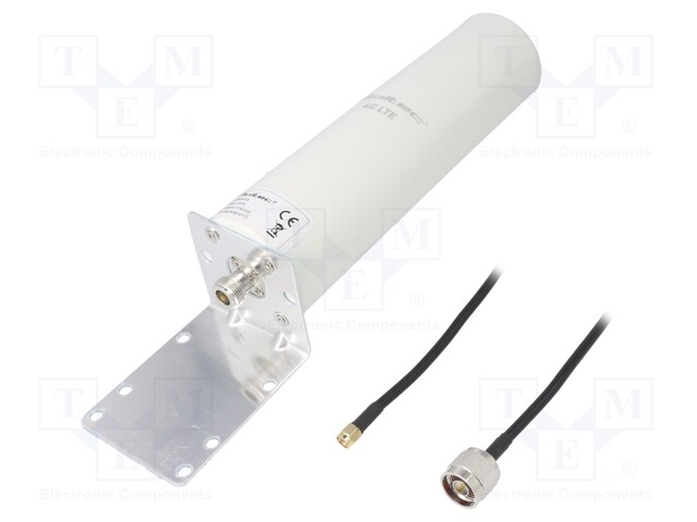ANTENNI - VALKOINEN - N,SMA - 50W - 600÷2700MHZ - 50OHM - 3M - 30DBI - RG174 - Tietokonetarvikkeet - muut - QOLTEC-57014 - 1