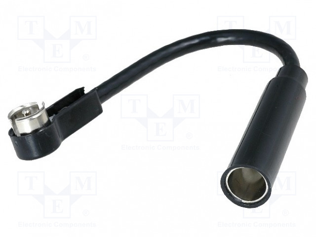 ANTENNIADAPTERI - DIN-PISTORASIA,ISO-KULMAPISTOKE - JOHDOLLA - Autoantennien liittimet ja adapterit - ZRS-AA-4 - 1