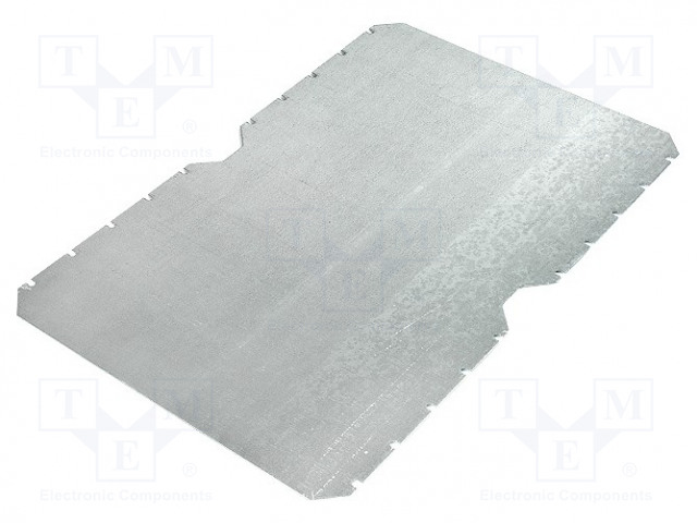 ASENNUSLEVY - TERÄS - W: 400MM - L: 600MM - PAKS.: 1,5MM - PINNOITE: SINKKI - Koteloiden lisätarvikkeet - EKIV64 - 1