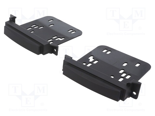 AUTORADION KEHYS - DODGE,JEEP - 2 DIN - MUSTA - Kehykset autoradioille - RAM-40.894 - 1