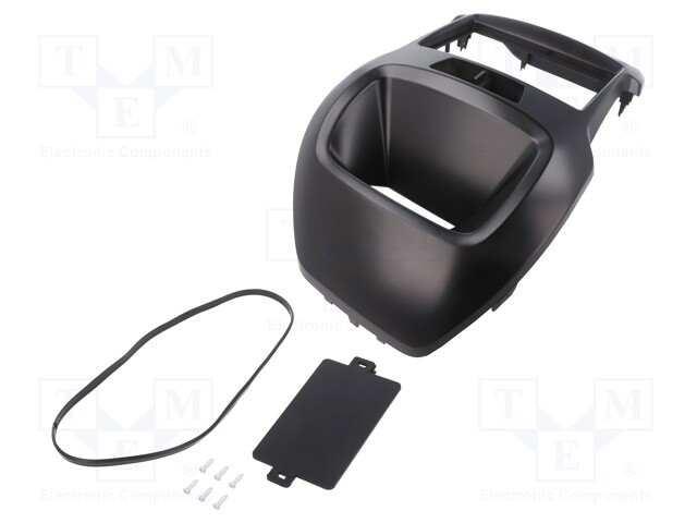 AUTORADION KEHYS - FORD - 2 DIN - MUSTA - Kehykset autoradioille - RAM-40.864 - 1