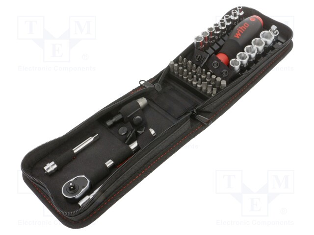 AVAINSARJA - 6-KULMA,HYLSY-1/4" - 40KPL - Hylsyavainsarjat - WIHA.44684 - 1