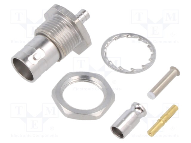 CONNECTOR BNC CABLE JACK PANEL ISOLATED - Erikoisliittimet - NTR-NBTB75IFI4 - 1