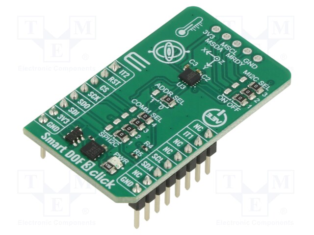 CLICK BOARD - PROTOTYYPPIPIIRILEVY - KOMP: ISM330IS - 3,3VDC - Laajennuslevyt - MIKROE-5734 - 1
