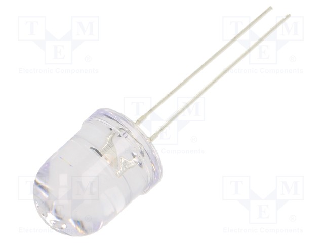 CRLED - PINKKI - 10MM - 2500MCD - 30° - ETUOSA: KUPERA - 5,5÷20VDC - Pyöreät LEDit - OSK5DKA131A-CR14 - 1