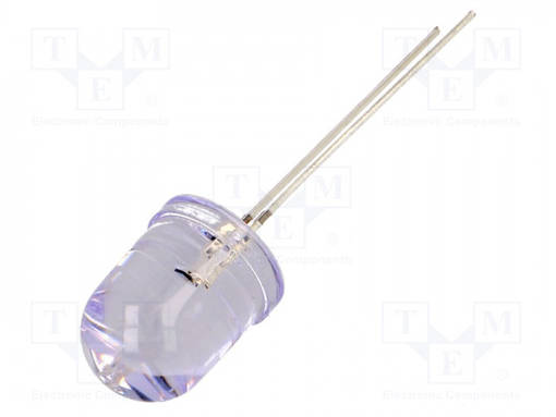 CRLED - PUNAINEN - 10MM - 7500MCD - 30° - ETUOSA: KUPERA - 5÷20VDC - Pyöreät LEDit - OSR5MAA131A-CR14 - 1