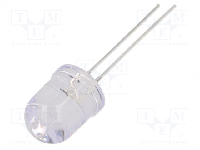 CRLED - SININEN - 10MM - 6500MCD - 30° - ETUOSA: KUPERA - 5,5÷20VDC - Pyöreät LEDit - OSB5SAA131A-CR14 - 1