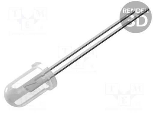 CRLED - KYLMÄVALKOINEN - 5MM - 12000MCD - 30° - ETUOSA: KUPERA - Pyöreät LEDit - OSW5DK5A31A-CR14 - 1