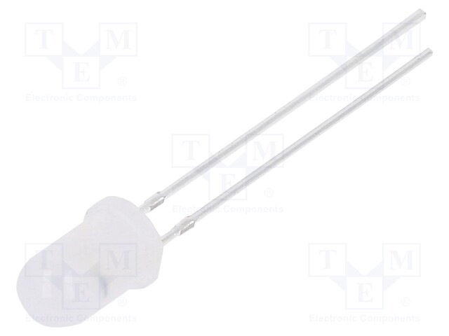 CRLED - KYLMÄVALKOINEN - 5MM - 5800MCD - 30° - ETUOSA: KUPERA - 12VDC - Pyöreät LEDit - OSW5DK5A32A-CR14 - 1