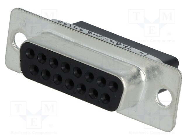 D-SUB LIITIN - PIN: 15 - N LIITINAARAS - JOHTOON - SUORA - B: 7,9MM - D liittimet - HDP20-1645324 - 1