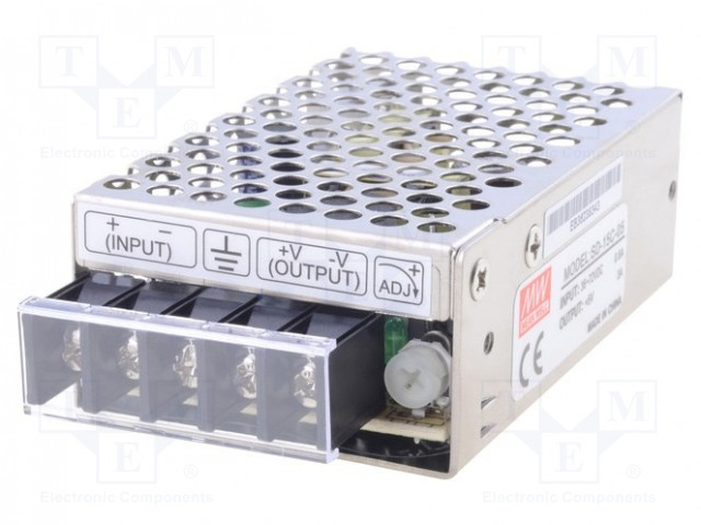 DC/DC MUUNNIN - 15W - TULOJÄNNITE 36÷72VDC - LÄHTÖJÄNNITE 24VDC - ILÄH: 0,625A - SD - DC/DC muuntimet - SD-15C-24 - 1