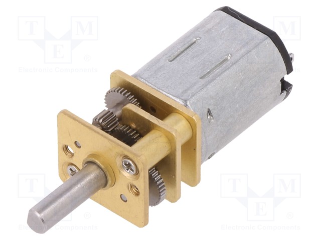 DC MOOTTORI VAIHTEELLA - 6VDC - 350MA - AKSELI: D UURRE - MAX.38MNM - DC moottorit - DF-FIT0094 - 1