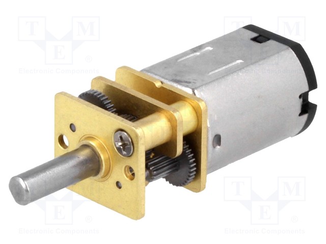 DC MOOTTORI VAIHTEELLA - HPCB - 6VDC - 1,5A - AKSELI: D UURRE - 75: 1 - DC moottorit - POLOLU-3064 - 1