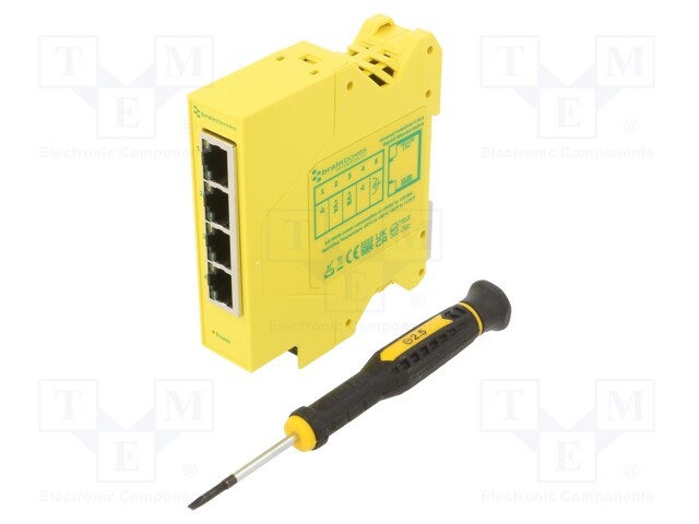 ETHERNET KYTKIN - PORTTIEN LUKU: 4 - 5÷30VDC - RJ45 - Teollisuusverkot - SW-514 - 1