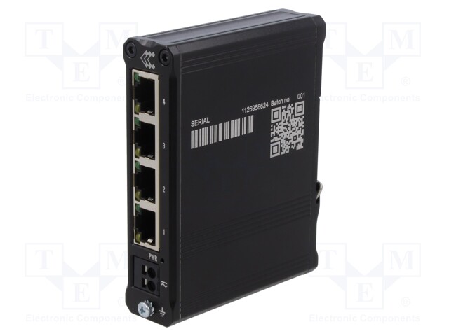 ETHERNET KYTKIN - PORTTIEN LUKU: 4 - 7÷57VDC - RJ45 - Teollisuusverkot - TSW304 - 1