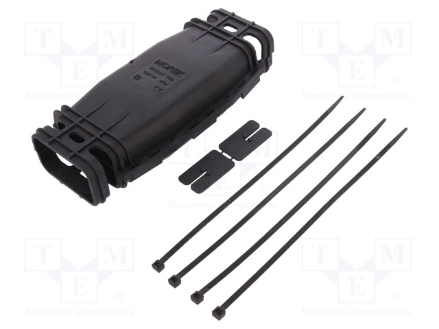 GEELIJATKOS - BREAK 100 - POLYPROPYLEENI PP - IP68 - MUSTA - Y: 180MM - Kaapelin geeliliittimet - MBG0100A24 - 1