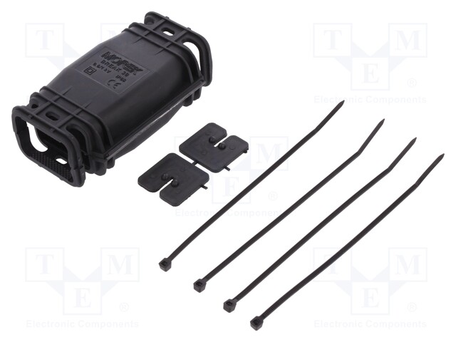 GEELIJATKOS - BREAK 30 - POLYPROPYLEENI PP - IP68 - MUSTA - Y: 100MM - Kaapelin geeliliittimet - MBG0030A24 - 1