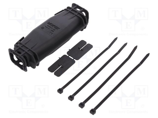 GEELIJATKOS - BREAK 50 - POLYPROPYLEENI PP - IP68 - MUSTA - Y: 165MM - Kaapelin geeliliittimet - MBG0050A24 - 1