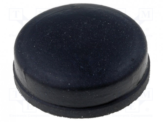 ITSELIIMAUTUVA JALKA - MUSTA - KUMI - A: 9,9MM - B: 4MM - C: 3MM - Koteloiden lisätarvikkeet - RF-004 - 1