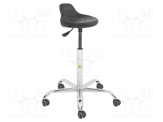 JAKKARA - ESD - NOJAN MIT: 200X330MM - 430÷555MM - MAX120KG - ESD tuolit ja jakkarat - ESD-STOOL04 - 1