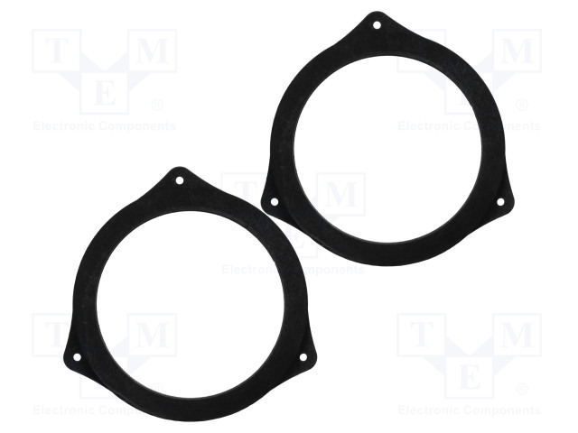 KAIUTTIMEN KOROKERENGAS - MDF - 165MM - BMW - KYLLÄSTETTY - 2KPL - Kaiuttimen MDF soviterenkaat - D.MDF.BMW04 - 1