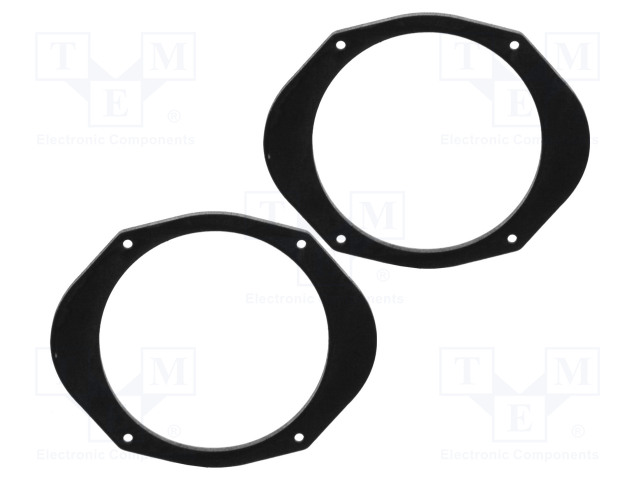 KAIUTTIMEN KOROKERENGAS - MDF - 165MM - FORD - KYLLÄSTETTY - 2KPL - Kaiuttimen MDF soviterenkaat - D.MDF.FORD04 - 1