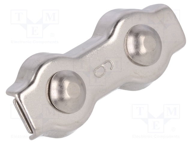 KAKSOISPURISTIN - HAPONKESTÄVÄ TERÄS A4 - KÖYSILLE - ØKÖYDEN: 6MM - Köysitarvikkeet ja vaijeritarvikkeet - ZLR2-6-A4 - 1