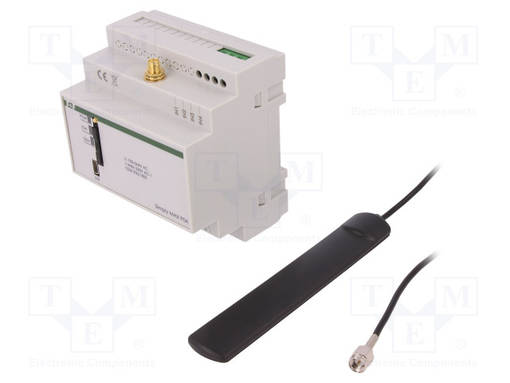 GSM MODUULIOHJAIN - DIN-KISKOLLE - 230VAC - RELE - IP20 - PLC MAX - 3W - Rakennusautomatiikka - SIMPLYMAX-P04 - 1