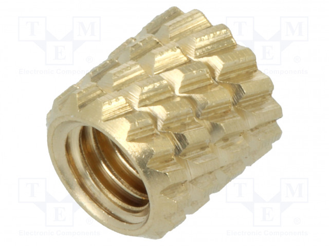 KIERREINSERTTI - MESSINKI - ILMAN PINNOITETTA - M4 - PIT: 5,9MM - Kierreinsertit - DR11M4 - 1