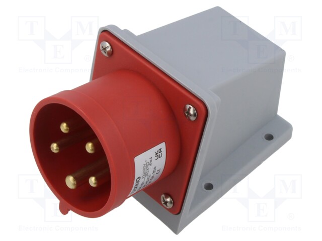 KOJELIITIN RUNKO UROS - 32A - 400V - IEC 60309 - IP44 - AC liittimet ja rungot - QX-354 - 1