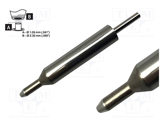 KÄRKI: JUOTTEENPOISTOKOLVEILLE - 1,02X2,28MM - 421°C - SMARTHEAT® - Suuttimet juotteen poistoon - DFP-CNL4 - 1