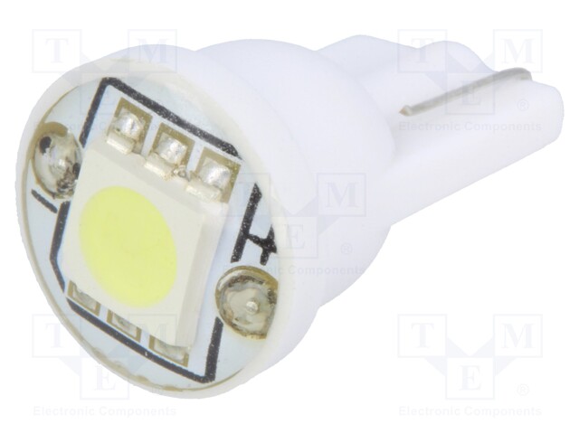 LED LAMPPU - KYLMÄVALKOINEN - T10,W2,1X9,5D,W5W - 12VDC - 18LM - 0,24W - Merkkivalot ja pienoislamput - OST10AB01GD-W543S4 - 1