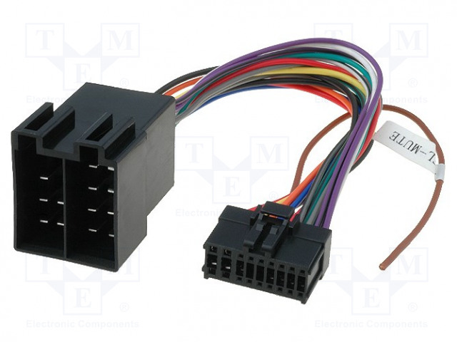 LIITIN - ISO - PIONEER - PIN: 18 - Radiopaneelien liittimet - ZRS-194 - 1