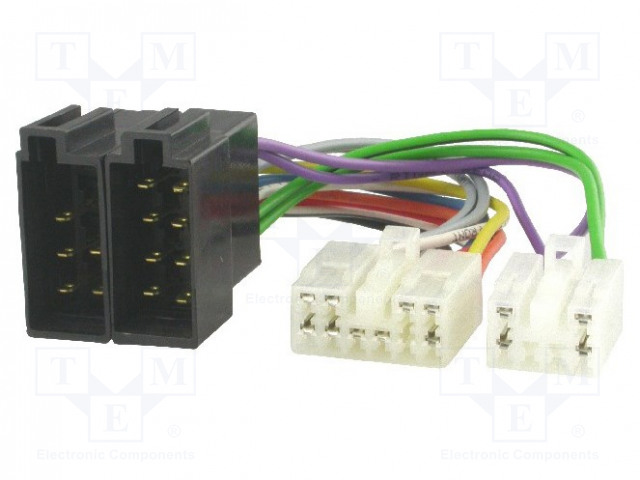 LIITIN - RADIO,ISO - DAIHATSU,LEXUS,TOYOTA,VW - PIN: 16 - Merkkikohtaiset autoradioliittimet - ZRS-104 - 1