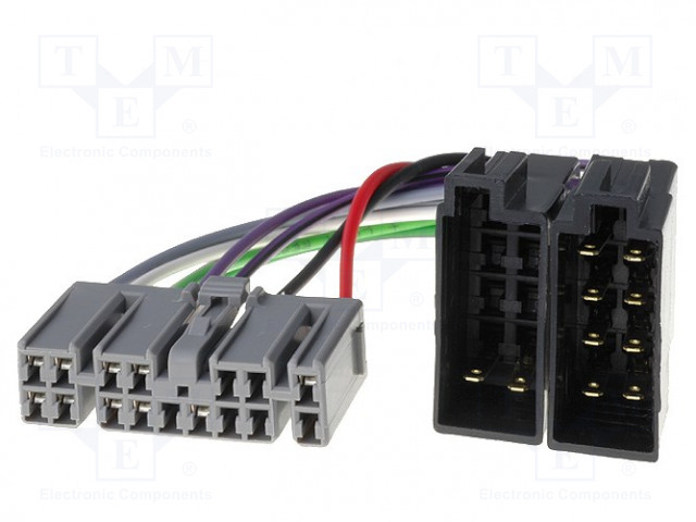 LIITIN - RADIO,ISO - TOYOTA - PIN: 16 - Merkkikohtaiset autoradioliittimet - ZRS-144 - 1