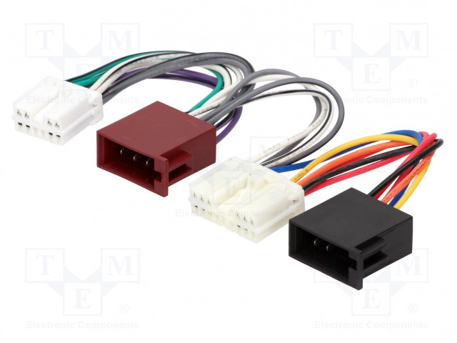 LIITIN - RADIO,ISO - VOLVO - PIN: 24 - Merkkikohtaiset autoradioliittimet - ZRS-124 - 1