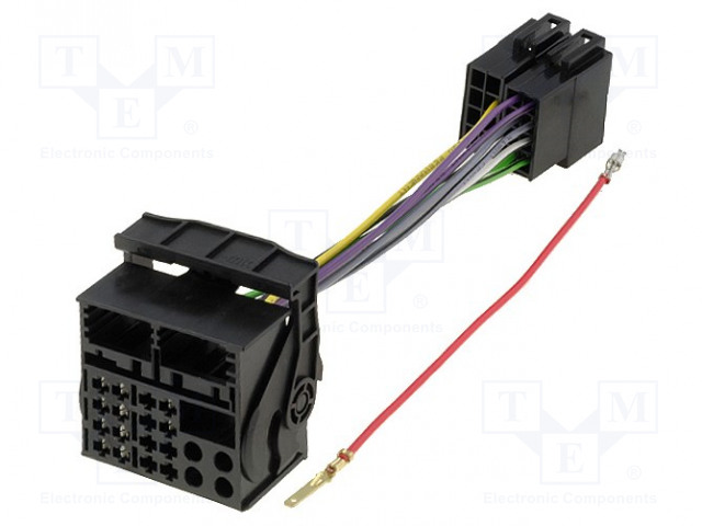 LIITIN - RADIO,ISO,QUADLOCK - MERCEDES - PIN: 16 - Merkkikohtaiset autoradioliittimet - ZRS-164 - 1