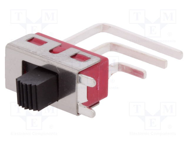 LIUKUKYTKIN - AS: 2 - SPDT - 3A/250VAC - 6A/28VDC - ON-ON - THT - SL19 - Mikrokytkimet - SL19-124 - 1