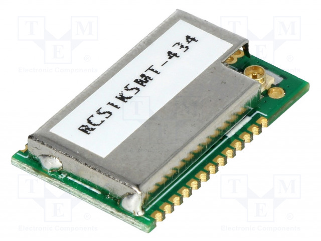 MODUULI: RF - 434MHZ - -112DBM - 2,2÷3,6VDC - 20DBM - SMD - 15X23,5MM - RF moduulit - RCS1KSMT-434 - 1