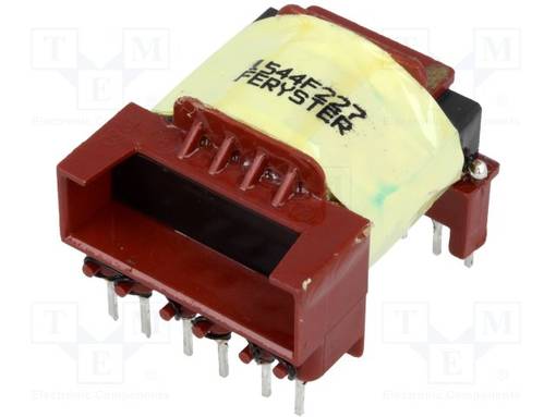 MUUNTAJA: PULSSI-VIRTALÄHDE - 30W - 451,58UH - Piirilevymuuntajat - TI-EF25-1544 - 1