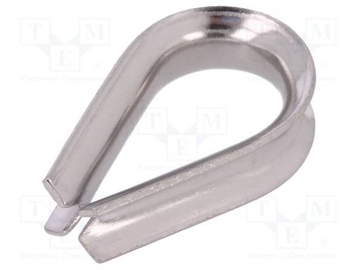 NARUN PÄÄTEKAPPALE - HAPONKESTÄVÄ TERÄS A4 - KÖYSILLE - DIN 6899 - Köysitarvikkeet ja vaijeritarvikkeet - KAUS-6-A4 - 1