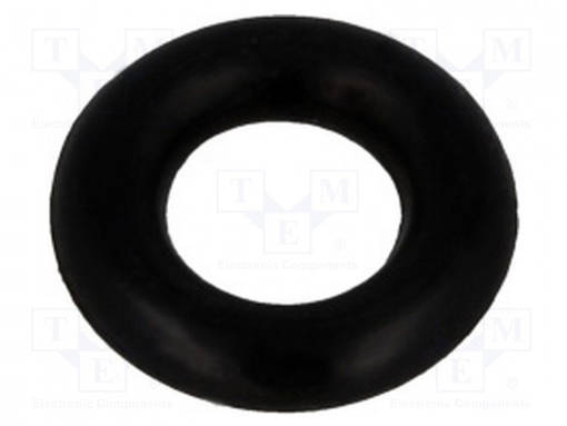 O-RENGAS - NBR-RAAKAKUMI - PAKS.: 2MM - SISÄØ: 4MM - MUSTA - Tekniset tiivisteet - FIX-OR-4 - 1