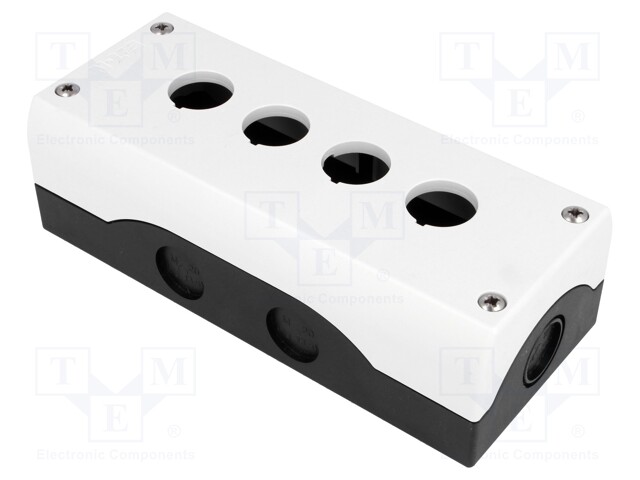 PAINIKEKOTELO - 22MM - IP67 - X: 80MM - Y: 186MM - Z: 56MM - Kauko-ohjaimien painikekotelot - M22-I4 - 1