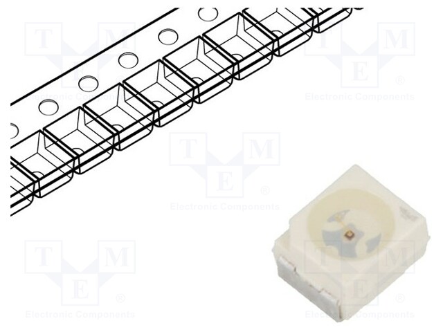 LED - ORANSSINKELTAINENNVÄRINEN - SMD - 2014,MINI PLCC2 - 380÷760MLM - 120° - Pintaliitos LED - LA-T676-R1S2-24 - 1