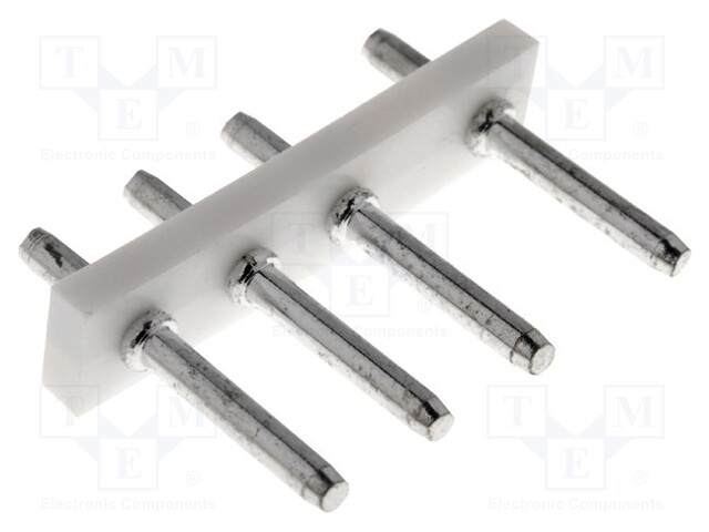 LIITIN: JOHTO-LEVY - PISTORASIA - 5/7,5MM - PIN: 4 - THT - 250V - 5A - Signaaliliittimet rasteri 5/7,5mm - NHW-04 - 1