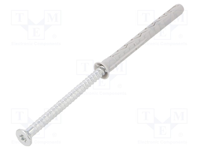 PLASTIC ANCHOR - WITH SCREW - 8X80 - ZINC-PLATED STEEL - SXRL-T - 8MM - Ruuvit - muut - FISCHER-540114 - 1