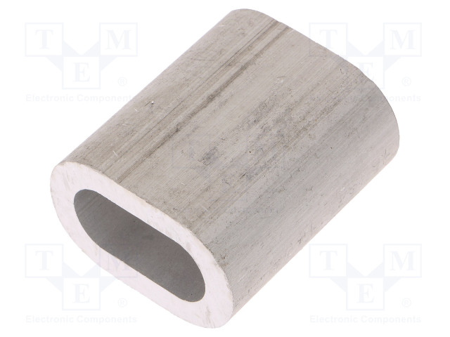 PURISTUSHOLKKI - ALUMIINI - KÖYSILLE - ØKÖYDEN: 14MM - L: 49MM - Köysitarvikkeet ja vaijeritarvikkeet - D-ZLA14 - 1