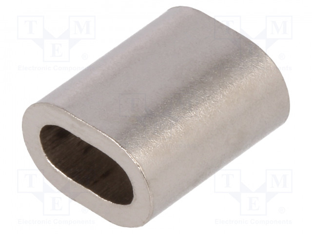 PURISTUSHOLKKI - KUPARI - KÖYSILLE - ØKÖYDEN: 4MM - L: 14MM - NIKKELI - Köysitarvikkeet ja vaijeritarvikkeet - TZ-4 - 1