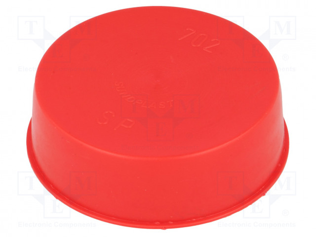KANNE - RUNKO: PUNAINEN - ULKOHALK: 84,5MM - H: 17,6MM - LDPE - SAFECAP - Tapit ja hylsyt - SP824 - 1
