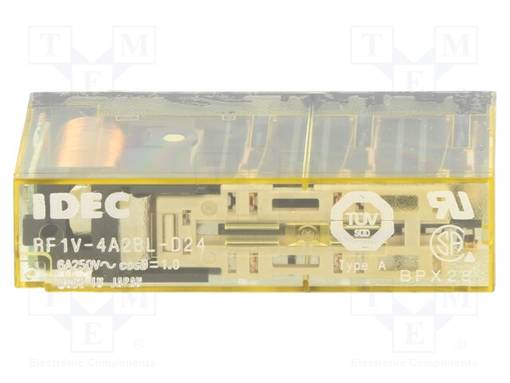 RELE - NC X2 + NO X4 - UKELAN: 24VDC - 6A/250VAC - Teollisuusreleet - RF1V-4A2BL-D24 - 1